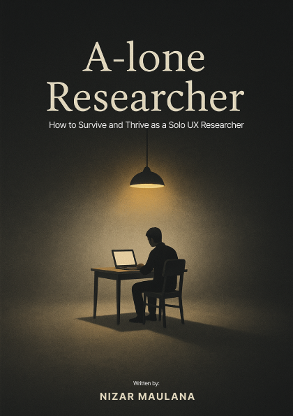 A-Lone Researcher book cover by Nizar Maulana